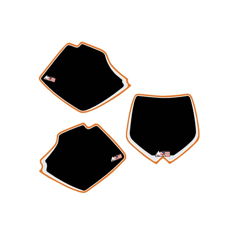 KTM Orange/Black Outline Backgrounds