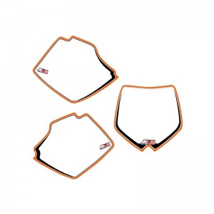 KTM Orange/White Outline Backgrounds